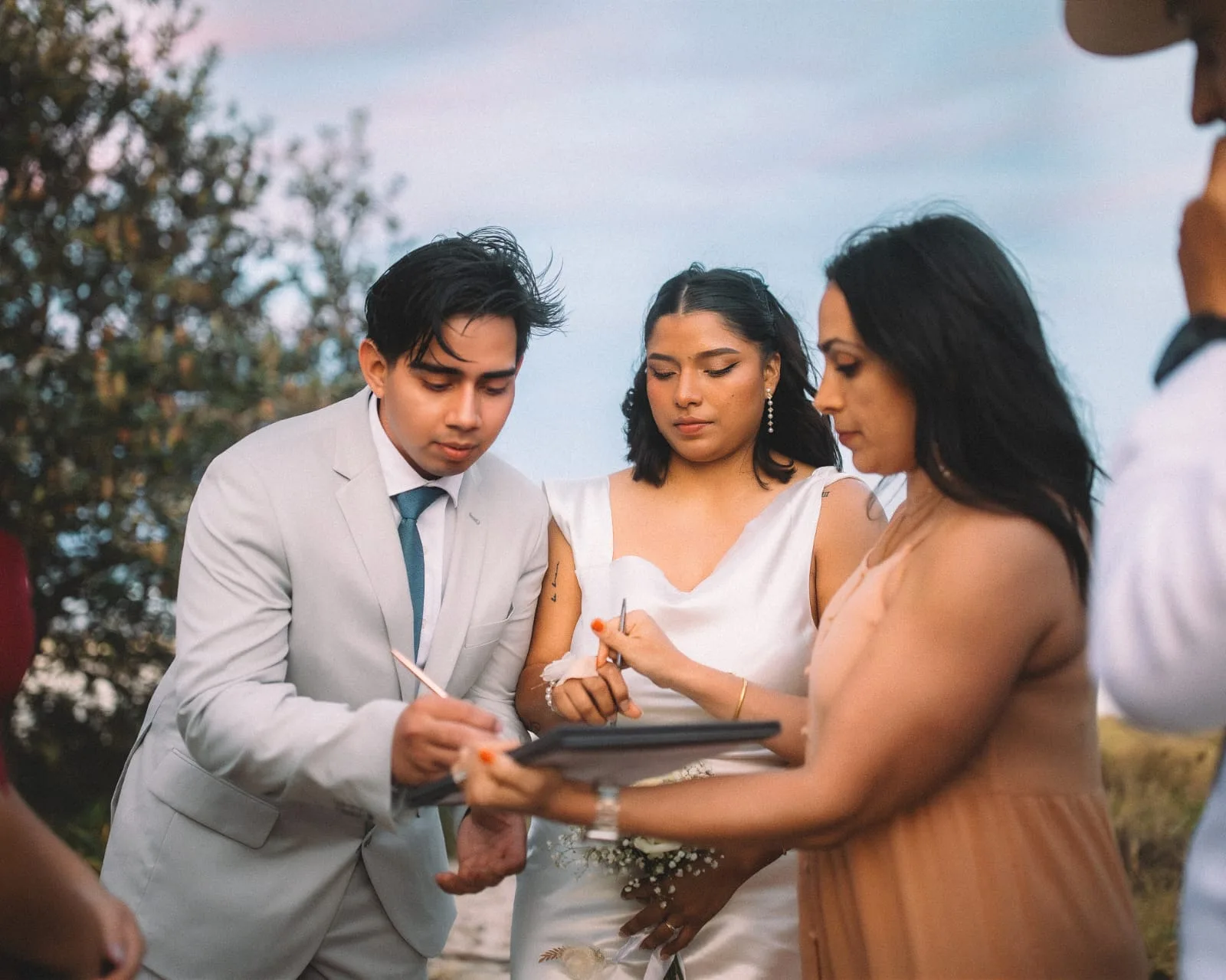 A small, intimate legal-only wedding ceremony on the Gold Coast