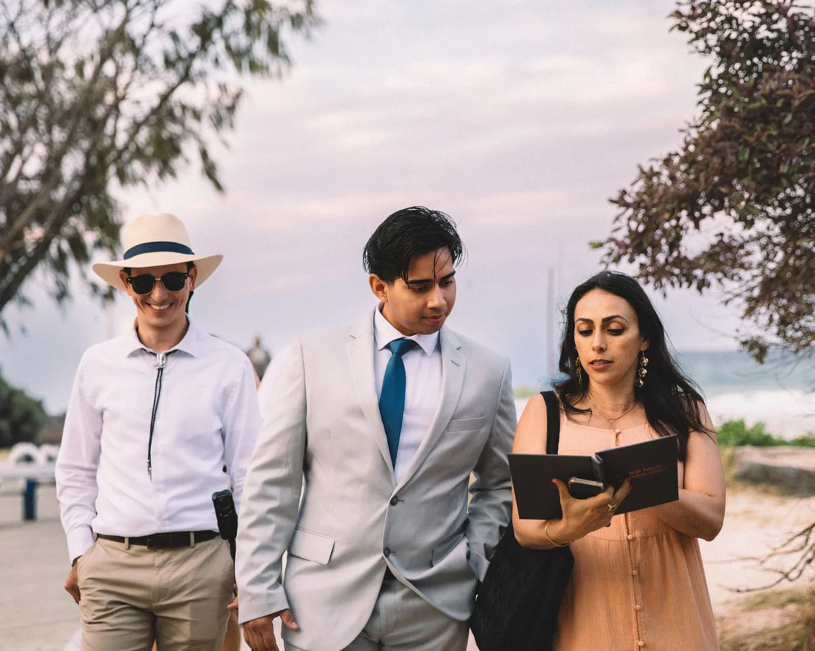 Wedding ceremony on the Tweed Coast with Ellie officiating